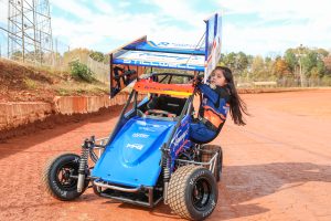 Estala in front of car2